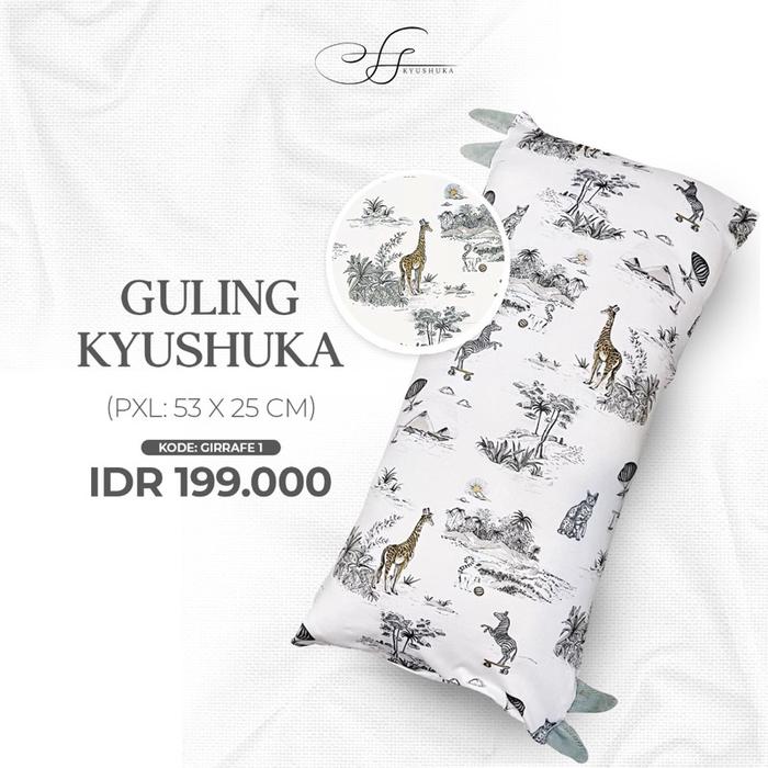 Gambar Kyushuka Bantal Guling Bayi Tencel Kyushuka Size L (53 x 25 CM) - Girrafe 1 dari jamilahstoore undefined Tokopedia