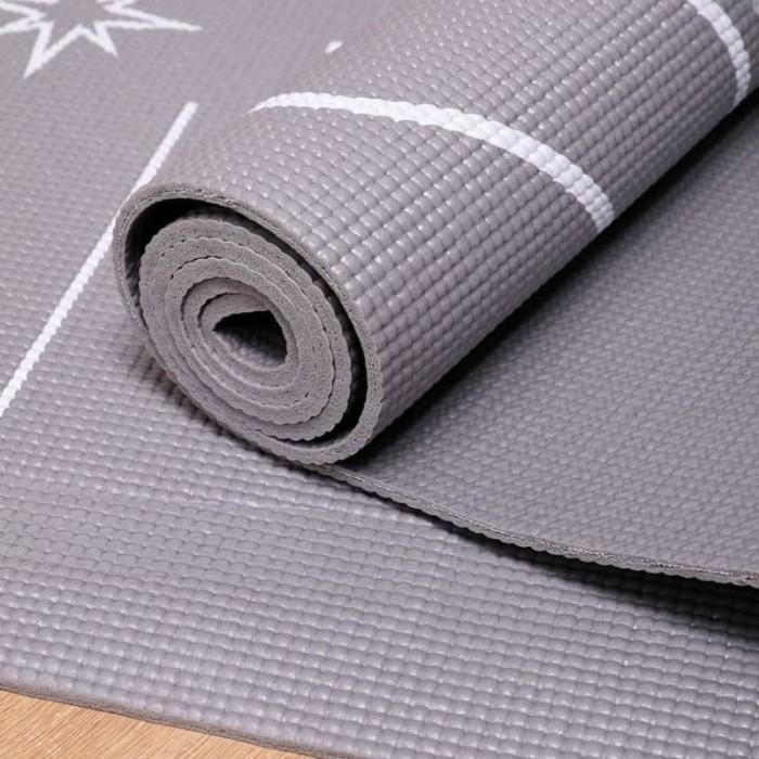 Gambar 5mm Pattern Yoga Matt Miniso - Grey dari minisosurabaya__ undefined Tokopedia
