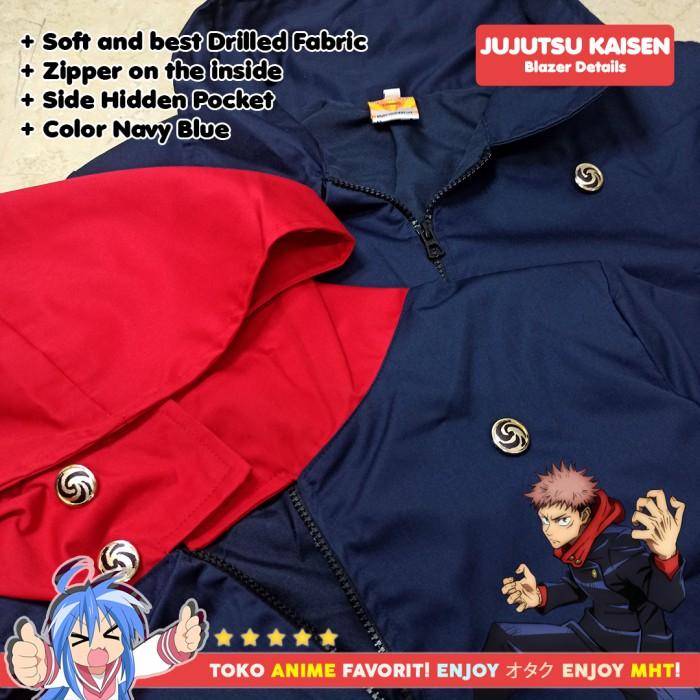 Kostum Cosplay Jaket Itadori Yuji Jual READY Blazer Jaket Anime