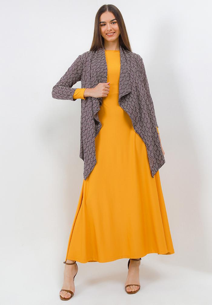 Gambar Lana Maxi Dress W/ Printed Jacket - S dari Sophistix Store undefined Tokopedia