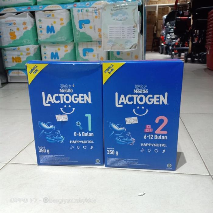 Gambar lactogen susu formula tahap 1 dan 2 usia 0-6 bulan dan 6-12 bulan dari mom&amp;babystore2 undefined Tokopedia