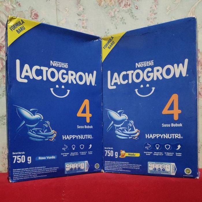 Gambar Nestlé Lactogrow 4 Madu / Vanila 750Gr Happynutri Susu Pertumbuhan dari Tirramisu Ofstore undefined Tokopedia