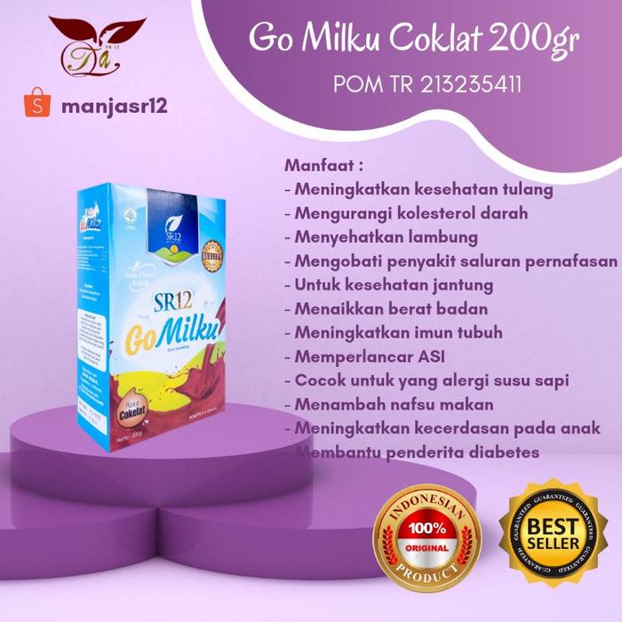 Gambar Susu Penggemuk Badan Penggemuk Badan BPOM Go Milku Susu Kambing Etawa - Coklat dari Adisaputra Mart undefined Tokopedia