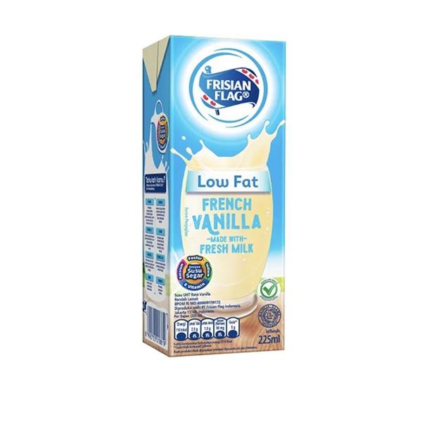 Gambar FRISIAN FLAG UHT LOWFAT VANILLA 225 ML - SUSU dari Hypermart Kendari undefined Tokopedia