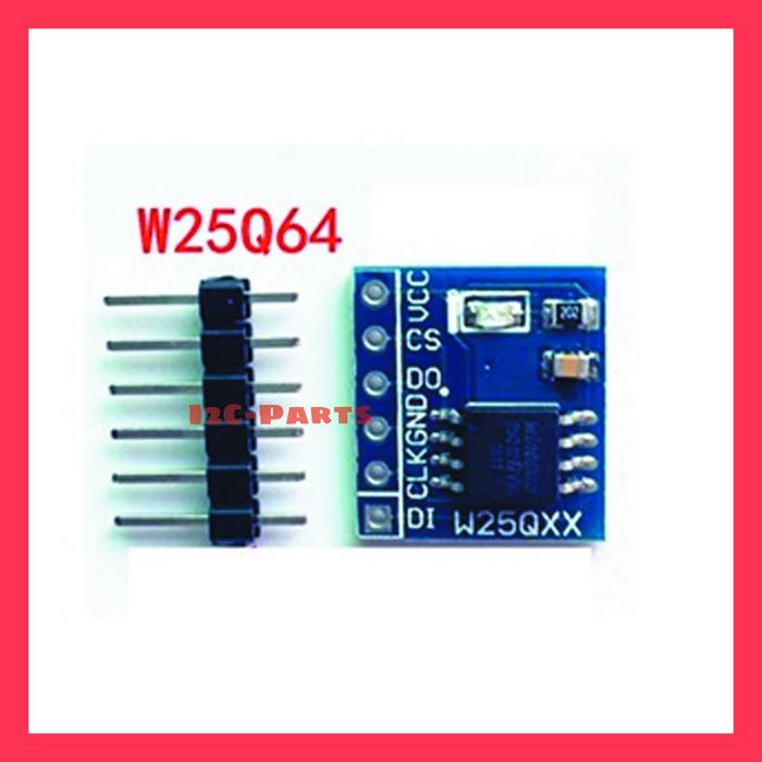 Gambar W25Q32 W25Q64 W25Q128 Flash Memory Windbond Module SPI Interface Chip - W25Q64 dari I2C Parts undefined Tokopedia