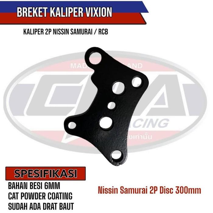 Gambar Breket Kaliper VIXION Kaliper NISSIN SAMURAI 2 Piston dari GG Varian Motor undefined Tokopedia