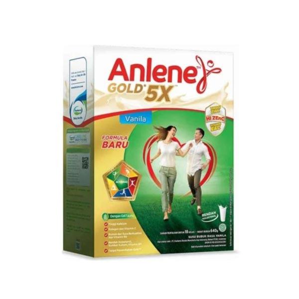 Gambar ANLENE GOLD 5X VANILA 620 GR dari Hypermart Manado Kairagi undefined Tokopedia