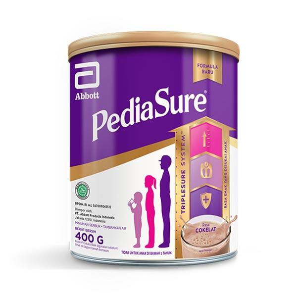 Gambar PEDIASURE TRIPLESURE COKLAT TIN 400 GR - SUSU dari Hypermart Palu dua undefined Tokopedia