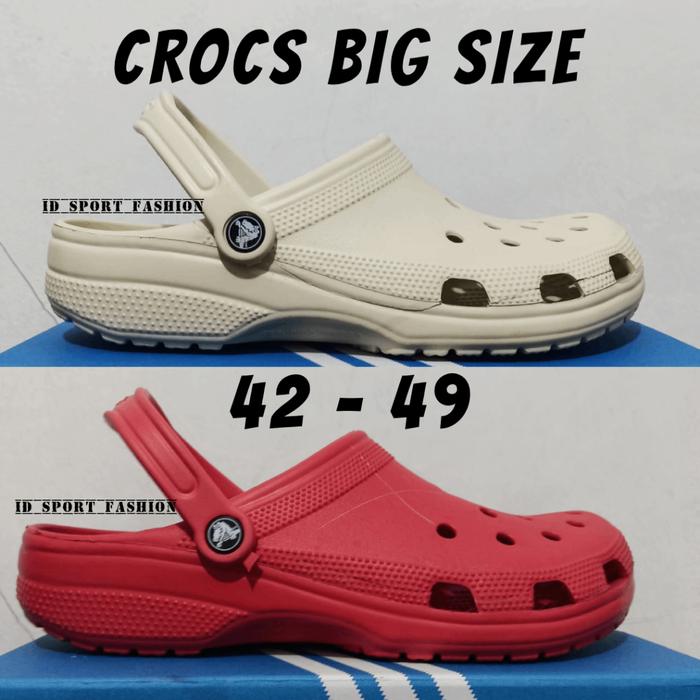 New Sandal Crocs Kodok Big Size 44 45 46 47 48 49 Sandal Baim Pria