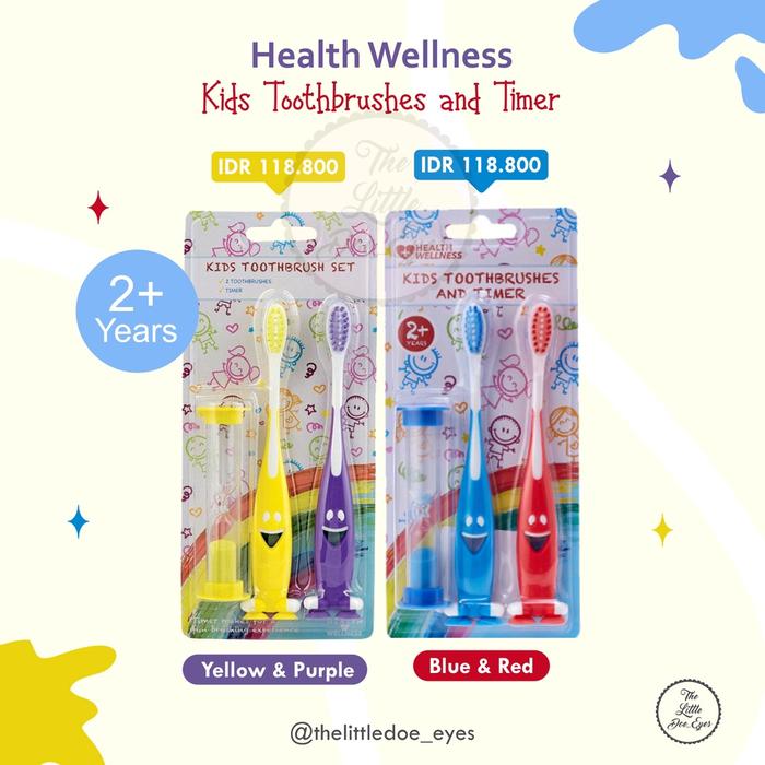 Gambar Health Wellness Kids Toothbrush And Timer dari PUTRISPORT 46 undefined Tokopedia