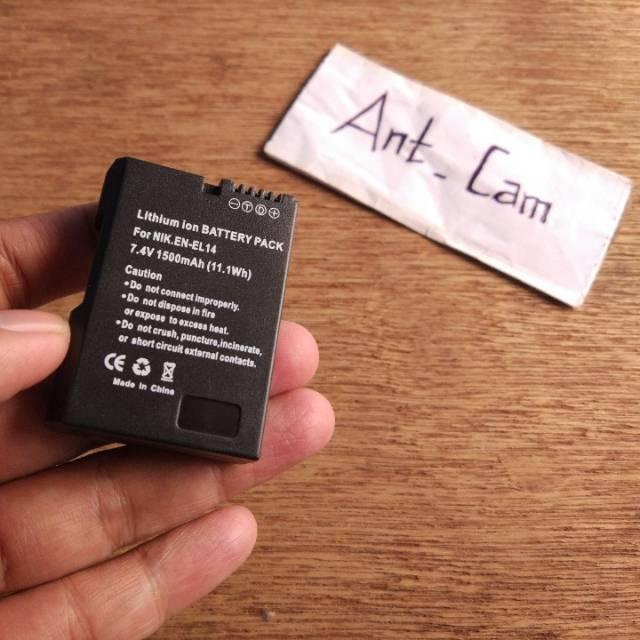Jual PH08 BATERAI BATTERY NIKON EN EL14 DSLR NIKON D3100 D3200
