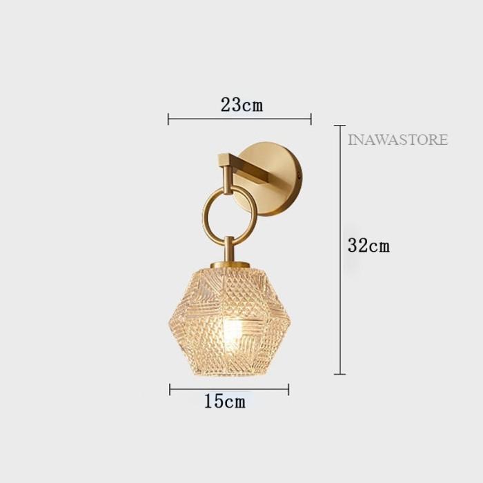Gambar Lampu Gantung Kristal Minimalis Modern Koridor / Kamar Tidur Bar - NO.9, Cahaya hangat dari INAWASTORE undefined Tokopedia