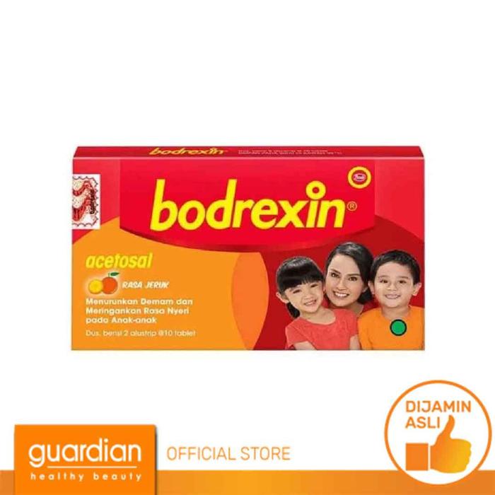 Gambar Bodrexin Rasa Jeruk 4X4 Tablet dari Guardian Official Store undefined Tokopedia