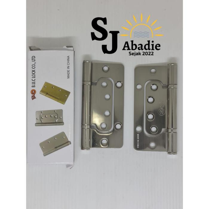 Jual (6 PASANG SET) Engsel Besi Mother & Son BUC - EFF Stainless Steel ...