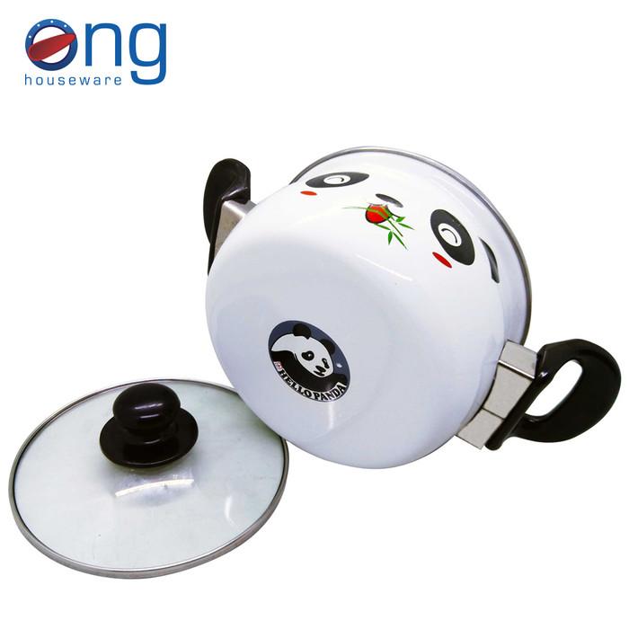 Gambar Panci Enamel Hello Panda Maspion 18 cm HELLOPANDA18CM dari Qween Artos undefined Tokopedia