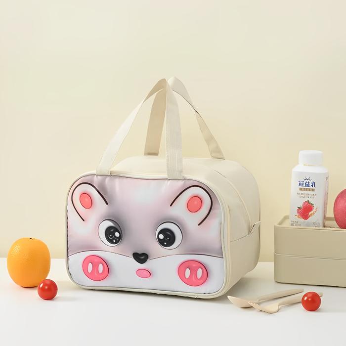 Gambar OPIOBAGS LUNCH BAG TAS BEKAL LUNCH BOX MURAH T4 MAKAN ANAK / LCB 34 - BEIGE dari OPIOBAGS undefined Tokopedia