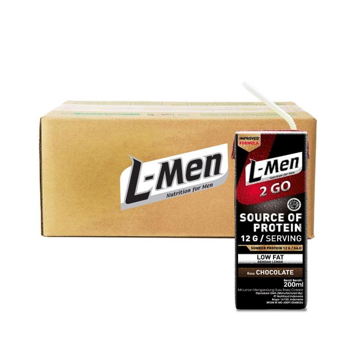 Gambar 1 Karton - L-Men Hi Protein 2 Go Chocolate 200ml RTD (24 pcs) Ready to dari zaliha01 undefined Tokopedia