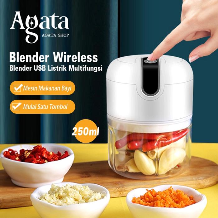 Jual Usb Mini Blender Multifungsi Portable Chopper Electric Meat