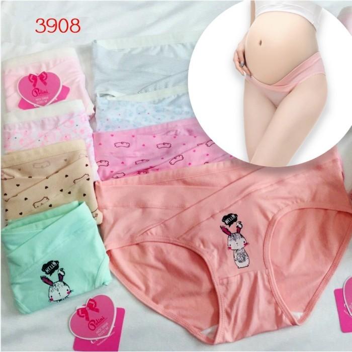 Gambar celana dalam hamil CD bumil katun nyaman Low Waist - 3907 / POLOS, L dari BakulBra undefined Tokopedia