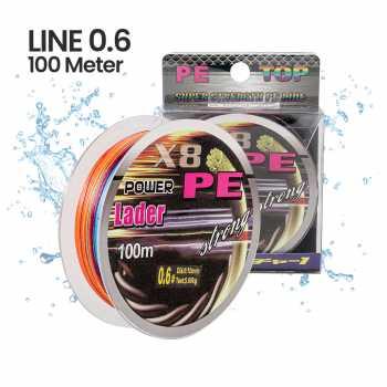 Gambar TaffSPORT Senar Benang Tali Pancing Super PE Braided Fishing Line 100M - No Color, 0.6 dari Roketto Store undefined Tokopedia