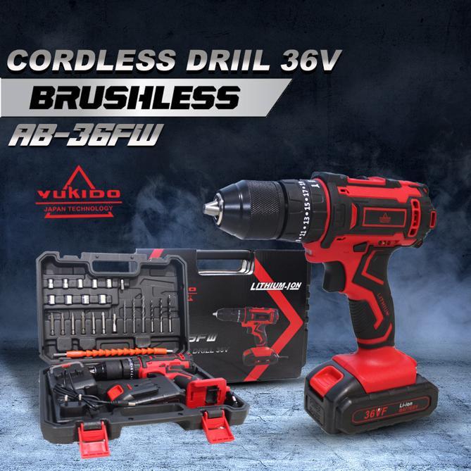 Gambar Bor Tangan 36V Drill Bor Baterai Cordless Yukido Power Tool 13Mm 36V dari Ervanishoop2016 undefined Tokopedia