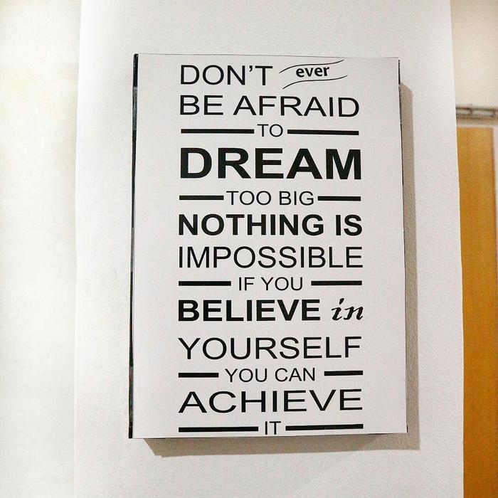 Gambar Home Decor Frame Kayu Poster Spanram Motivasi Quotes Hiasan Gym Kantor dari Yati Teheco undefined Tokopedia