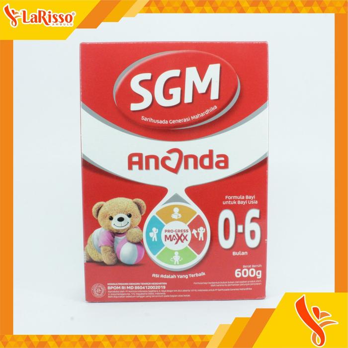 Gambar :: SUSU SGM ANANDA USIA 0-6 BULAN 600GR dari ahmadalvian1245 undefined Tokopedia