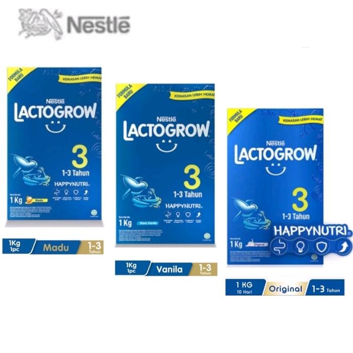 Gambar Lactogrow Tahap 3 Box, 1 kg || susu bubuk dari indarwaticel undefined Tokopedia