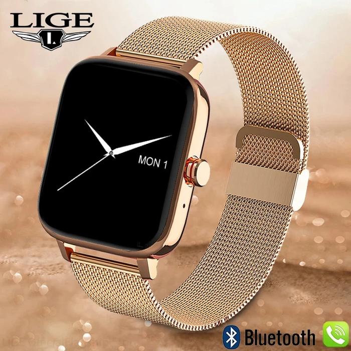 Lige Smart Watch Women Custom Dial Smartwatch For Android