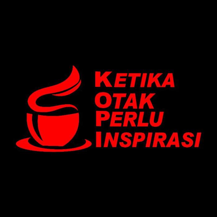 Gambar KOPI, ketika otak perlu inspirasi - Merah, 35X16cm dari DEM STIKER MOBIL undefined Tokopedia
