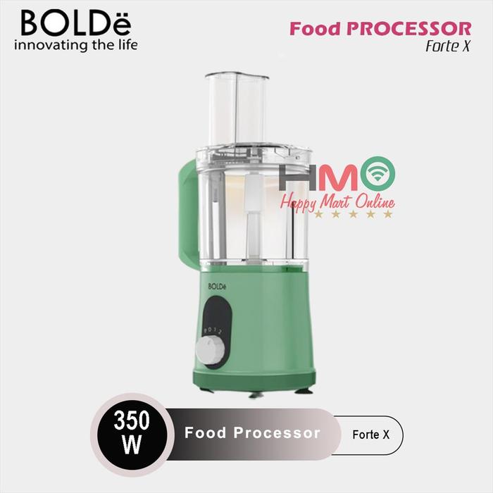 Gambar Bolde Food Processor Forte X Blender Penghalus Pengiris Buah Makanan - HIJAU dari Happy Mart Online undefined Tokopedia