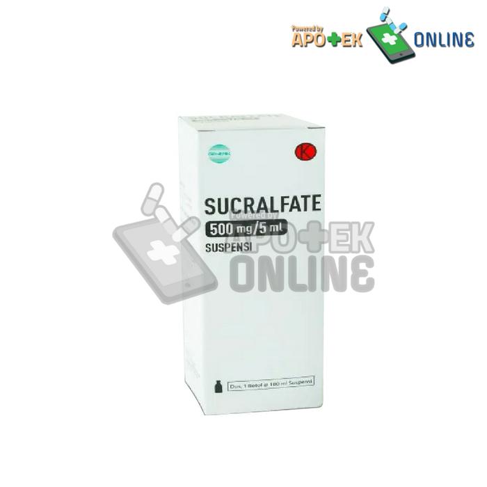Gambar Sucralfate 500mg/5ml suspensi 100ML / sucralfat / obat maag dari Apotek Hafizh Farma Lemahabang undefined Tokopedia