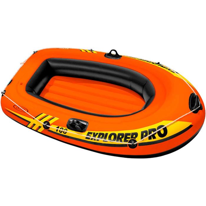Gambar Intex Rubber Boat Explorer Pro 100 Boating Rekreasi Bermain Kapal dari Laba Laba Emas undefined Tokopedia