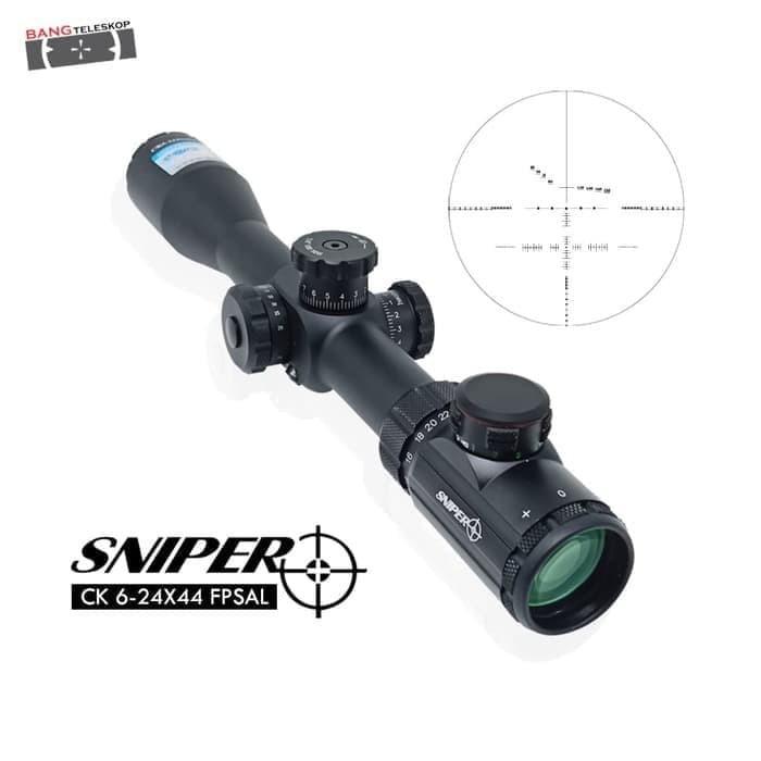 Gambar Telescope Sniper CK 6-24x44 FPSAL FFP Hunting Glass Riflescope Sniper dari Febrian Berkah Nusa Store undefined Tokopedia