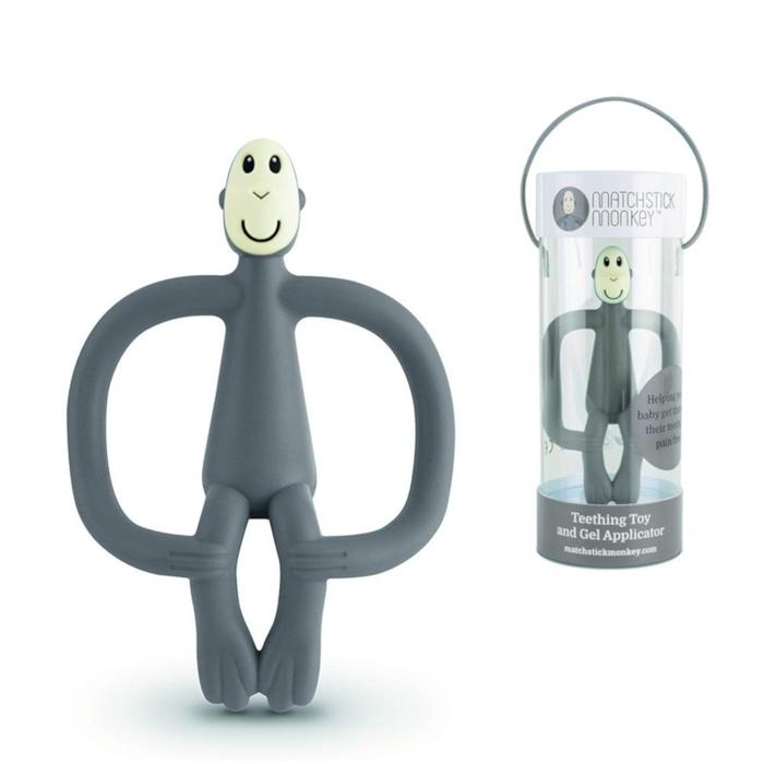 Gambar MATCHSTICK MONKEY TEETHER GREY dari Asterian Tokko undefined Tokopedia