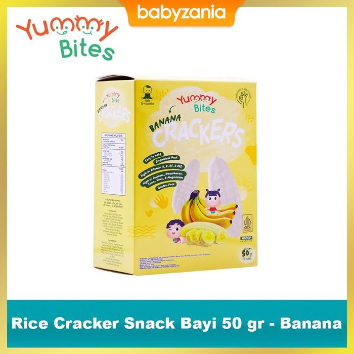 Gambar Produk Yummy Bites Rice Cracker Snack Bayi 50 gr - Banana Barang dari jhgfdssdg undefined Tokopedia