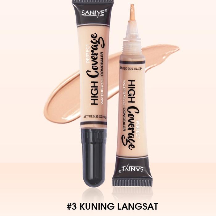 Gambar SANIYE Concealer Waterproof Wajah Full Coverage Color Corrector R1072 - 03 Kuning langsat dari ElysiaIndonesia undefined Tokopedia