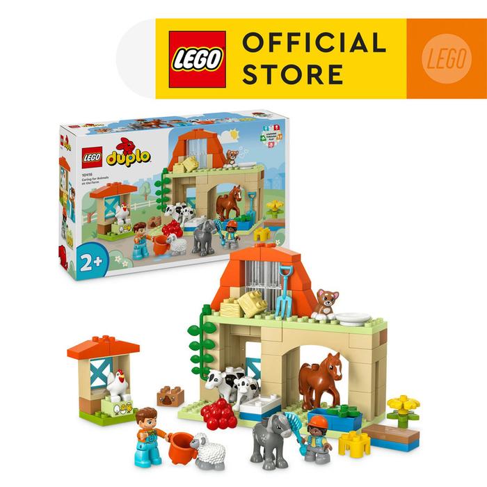 Gambar LEGO DUPLO Town 10416 Caring for Animals at the Farm  (74 Pieces) dari LEGO ID Official Distributor undefined Tokopedia