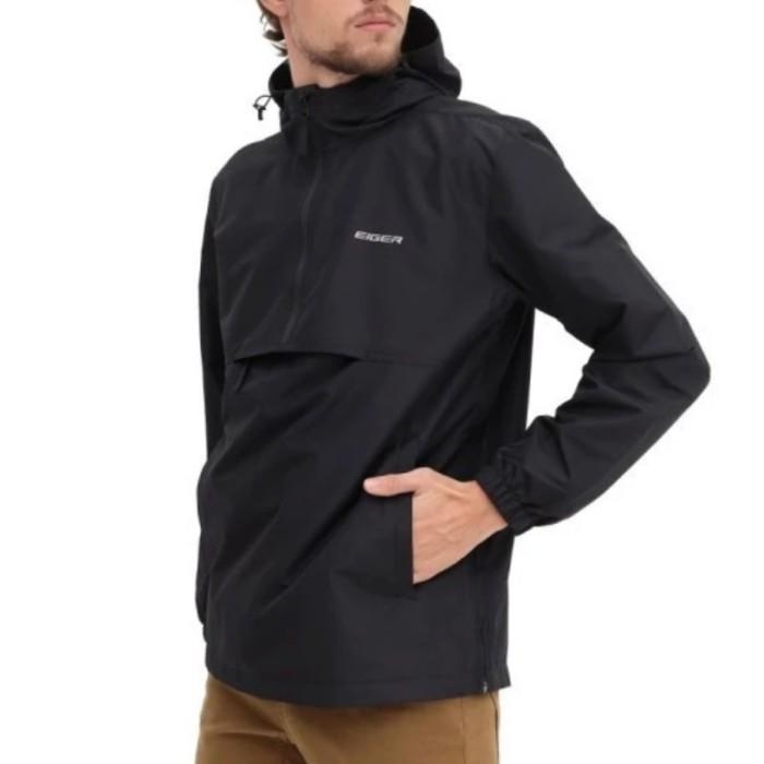Gambar Jaket Eiger Halfy Packable Anorak 7646 - Navy - Hitam dari Tokozaff undefined Tokopedia