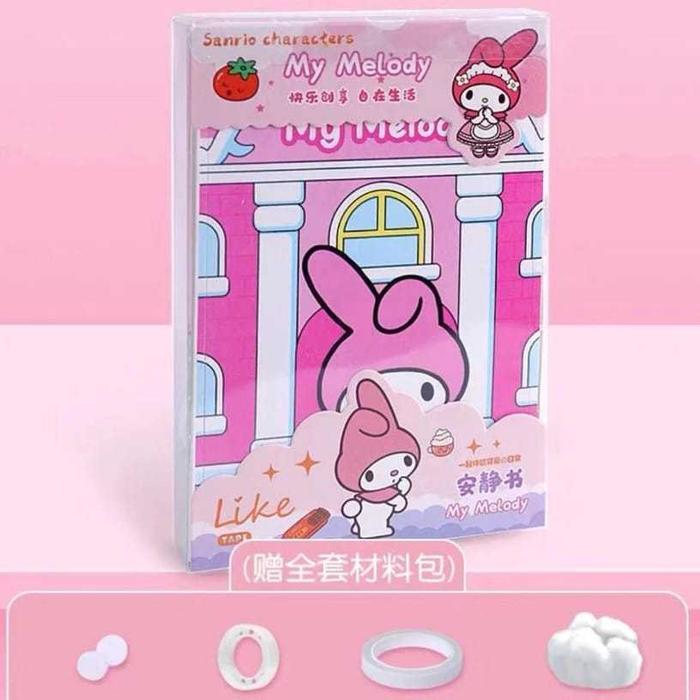 Gambar TOCA SQUISHY My Melody Kuromi NO CUT Mainan Sandrio Edukasi Book - MY MELODY dari syirfamarket undefined Tokopedia