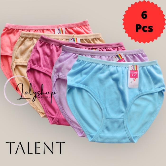 Gambar 12 PCS CELANA DALAM WANITA REMAJA DAN DEWASA TALENT M,L,XL,3L,4L - 6 PCS, M dari Bakul Underwear undefined Tokopedia