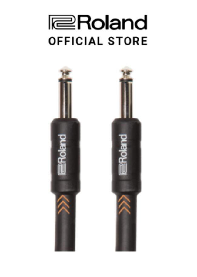 Promo Roland RIC-B15 Black Series Instrument Cable Straight 1/4-Inch ...