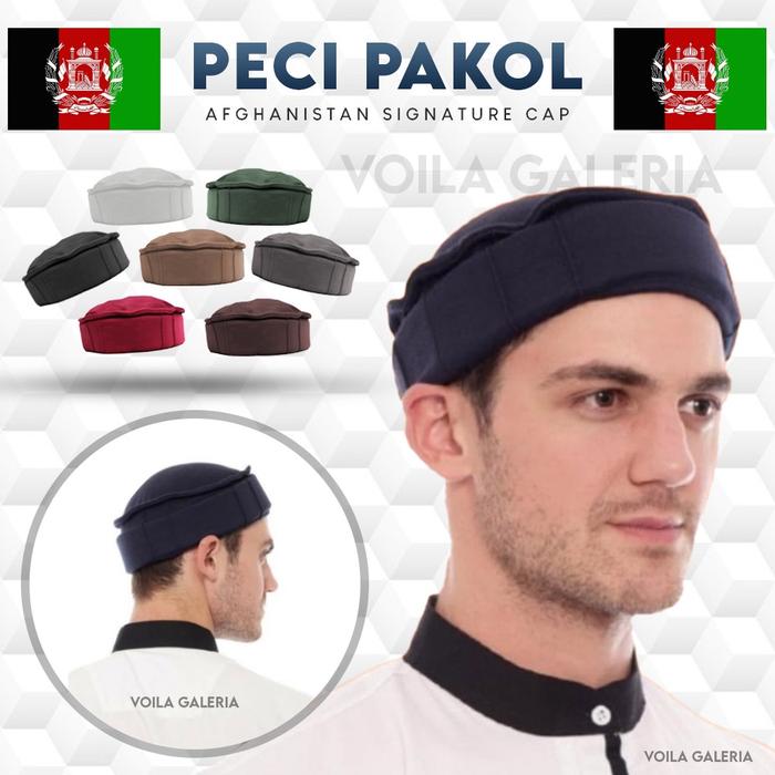 Jual GMN01 Peci Pakol Afghanistan Topi Hijrah Kopyah unik