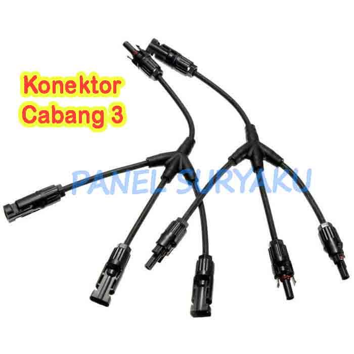 Gambar Konektor Conector MC4 3in1 Cabang 3 dari ASESORIES 1 undefined Tokopedia