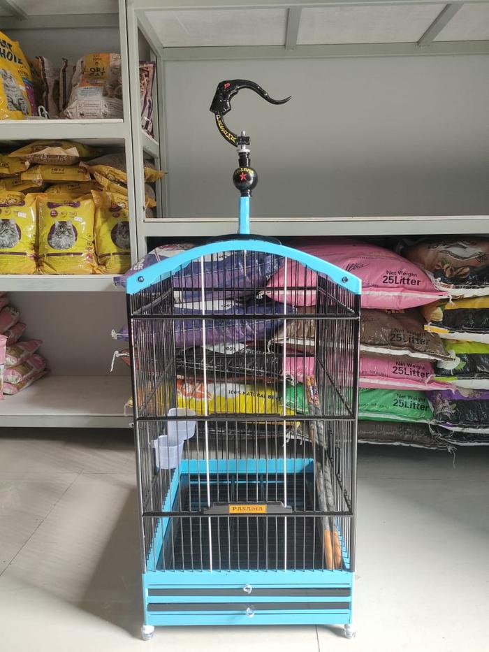 Gambar Sangkar kotak pasama no 2 & 3 warna kombinasi ruji bambu - Turkys No 3 dari Pasadena Sangkar undefined Tokopedia