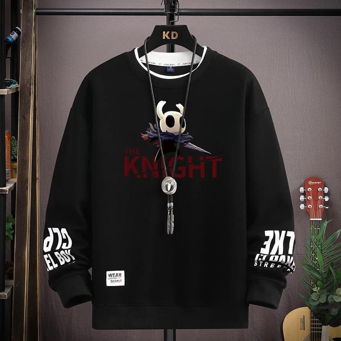 Gambar Men's Sweatshirt Cool Bear Print Long Sleeve T-shirt Men's Clothing - kong-Black, XL(60-70kg) dari toko marlina murah undefined Tokopedia