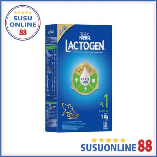 Gambar LACTOGEN 1 (0-6 BULAN) 1 KG 1000 GRAM SUSU NESTLE dari susuonline88 undefined Tokopedia
