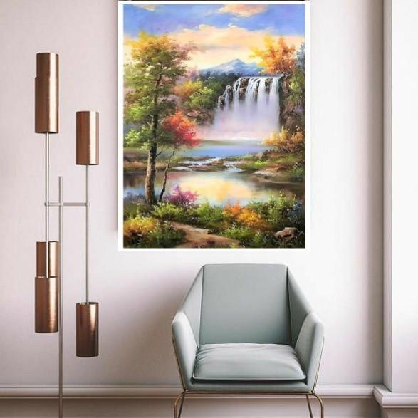 Gambar Hiasan Dinding Gambar Pemandangan Ukuran 47X31 Dekorasi Foto Bingkai - 1 dari Rahardjoe Design undefined Tokopedia