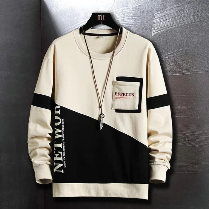 Gambar Sweatshirt Men Clothing Streetwear Hip Hop Sweatshirts Casual - black, XS dari toko marlina murah undefined Tokopedia