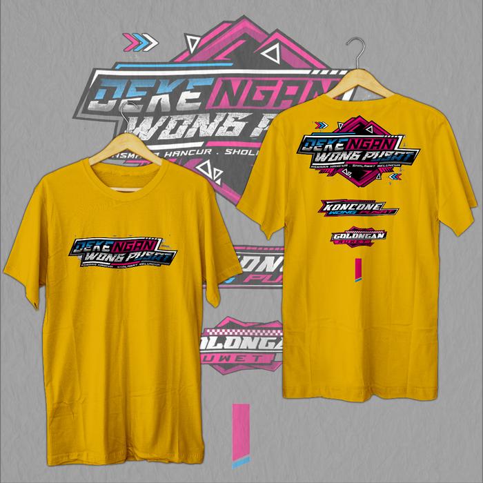 Gambar "Jual Kaos Dekengane Wong Pusat Ijen Bolo Tuhan Mafia Sholawat Baju - KUNING KUNYIT, M dari Bejan Market undefined Tokopedia